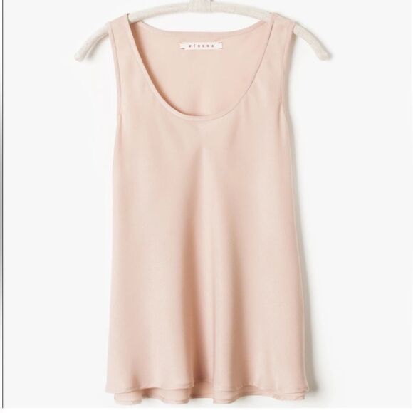 XiRENA Tops - Xirena Bella Nude Blush Basic Tank Top, Size Medium, NWT
